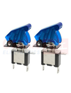 Switch Interruptor de Palanca para Carro protector 12V AZUL ASW-07D  | Osaka Electronics 2