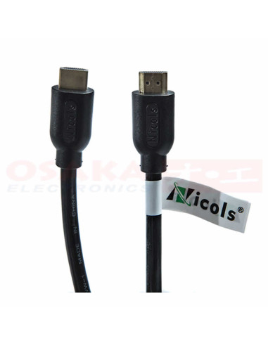 Imagen de Cable HDMI 4K 1.8mt Nicols - vista final