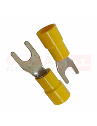 Imagen de Terminal U Amarillo 5.3mm 10-12AWG - vista secundaria
