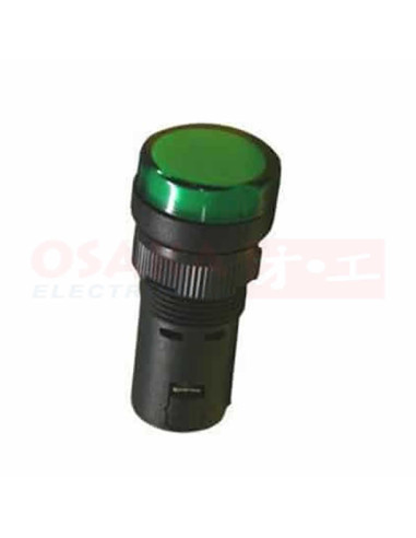 Imagen de Piloto EBC 16mm Verde 24V AC/DC - vista principal