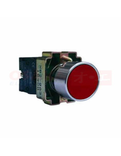 Imagen de Pulsador EBC N.C 22mm Rojo - vista principal 2