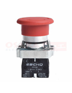 Imagen de Pulsador Emergencia 40mm Tipo Hongo Rojo - vista principal