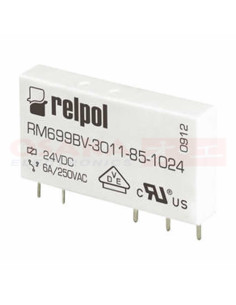 Imagen de Relevo Slim 24VDC 5 Pines Relpol RM699BV-3011-85-1024 - vista principal