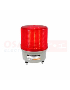 Imagen de Baliza Led Rotativa Roja 100-240VAC Buzzer - vista principal