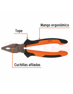 Imagen de Alicate para Electricidad 8" TRUPER/17330 - vista principal 2