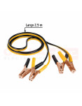 Imagen de Cable para Iniciar Baterías 10AWG 2.5MTR 125A PRETUL - vista con medidas