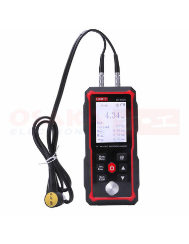 Imagen de Medidor de Espesor Ultrasónico UT345A - vista frontal