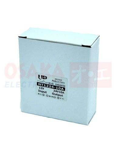 Imagen de Convertidor DC elevador 12V a 24V 10A - vista empaque