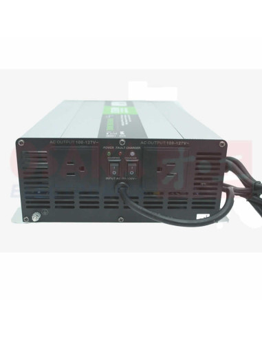 Imagen de Inversor Cargador Onda Seno Pura 1500W 12V UP - vista tomas
