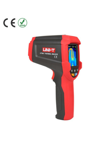 Imagen de Cámara termográfica UTi80 UNI-T - vista perspectiva anterior izquierda