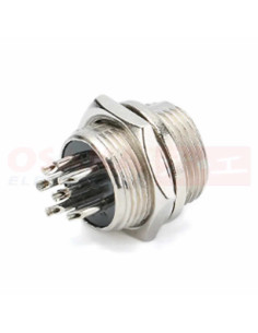 Imagen de Conector Metálico GX16 6 Pines Juego - vista principal 2
