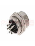 Imagen de Conector Metálico GX16 7 Pines Juego - vista principal Imagen de Conector Metálico GX16 7 Pines Juego - vista principal