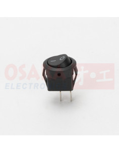 Imagen de Mini Switch Balancin Redondo Negro SMRS-101-2BK - vista principal