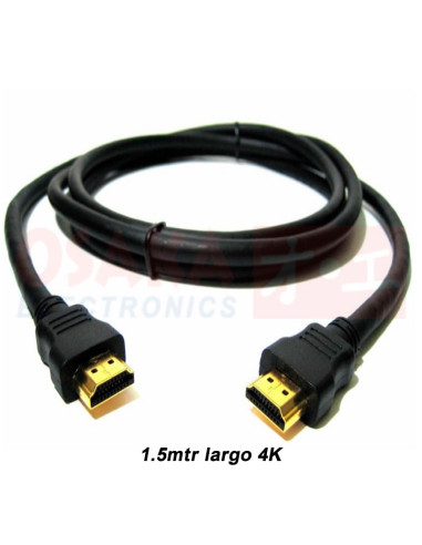 Imagen de Cable HDMI 4K encauchetado 1.5mt TECH - vista principal