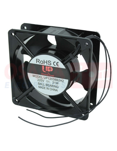 Imagen de Ventilador Axial Metálico Balinera 4.7” 220V UP - vista frontal