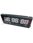 Imagen de Reloj digital de pared LED Blanco JH-4819W - vista frontal
