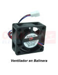 Imagen de Ventilador Axial Balinera UP 40X40X20mm 12VDC - vista frontal