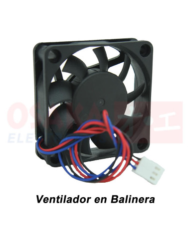Imagen de Ventilador Axial Balinera UP 60X60X15mm 12VDC - vista atras