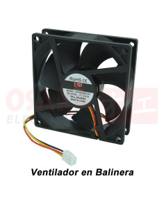 Imagen de Ventilador Axial Balinera UP 92X92X25mm 12VDC - vista principal
