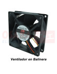 Imagen de Ventilador Axial Balinera UP 80X80X25mm 24VDC - vista frontal Imagen de Ventilador Axial Balinera UP 80X80X25mm 24VDC - vista frontal