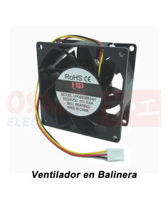 Imagen de Ventilador Axial Balinera UP 80X80X38mm 24VDC - vista principal 2