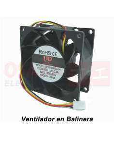 Imagen de Ventilador Axial Balinera UP 80X80X38mm 24VDC - vista principal
