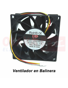 Imagen de Ventilador Axial Balinera UP 92X92X38mm 24VDC - vista principal