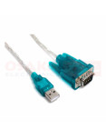 Imagen de Cable Convertidor USB - RS232 Serial - vista conectores