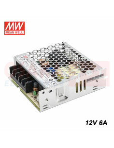 Imagen de Fuente Voltaje Meanwell LRS-75-12 12V 6A - vista principal