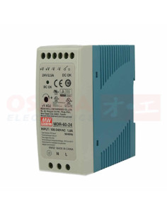 Imagen de Fuente Switchada Riel Meanwell 24V 2.5A - vista principal 2