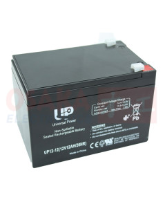 Imagen de Batería Seca AGM 12V 12A UP - vista principal