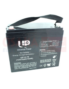 Imagen de Batería Seca GEL 12V 75A UP - vista principal 2