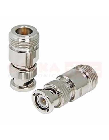 Adaptador Macho BNC Hembra Tipo N - Vista final