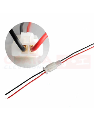 Imagen de Conector Automotriz 2 Pines con cable - vista final