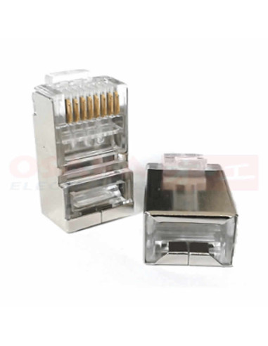Imagen de Plug RJ45 CAT 6 Metálico - vista completa