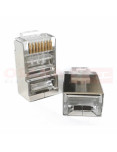 Imagen de Plug RJ45 CAT 6 Metálico - vista completa Imagen de Plug RJ45 CAT 6 Metálico - vista completa