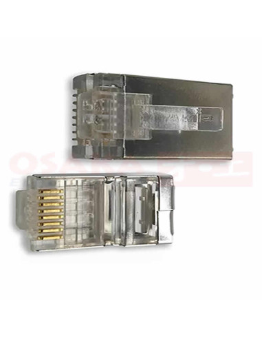 Imagen de Plug RJ45 CAT 6 Metálico - vista final