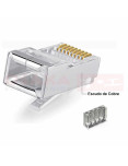 Imagen de Plug RJ45 CAT 6 Metálico - vista secundaria Imagen de Plug RJ45 CAT 6 Metálico - vista secundaria