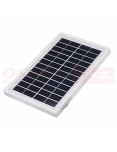 Imagen de Mini Panel Solar 12V a 3W - vista principal Imagen de Mini Panel Solar 12V a 3W - vista principal