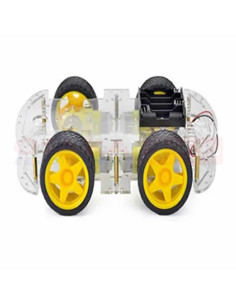 Imagen de Kit Carro Acrílico 4 Ruedas 2 Pisos - vista principal 2