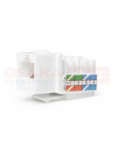 Imagen de Jack RJ45 CAT 6 Blanco - vista principal 2