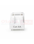 Imagen de Jack RJ45 CAT 6 Blanco - vista frontal