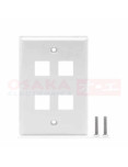 Imagen  de Face plate X4 RJ45 - vista principal