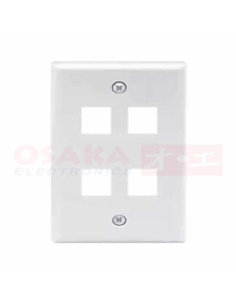 Imagen  de Face plate X4 RJ45 - vista principal 2