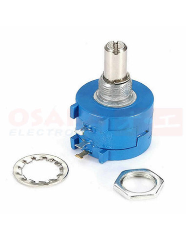 Imagen de Potenciómetro lineal 5K 10 vueltas - vista secundaria