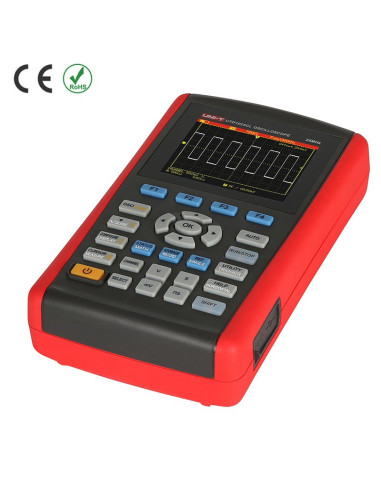 Imagen de Osciloscopio digital portátil UTD1025CL UNI-T | Vista superior