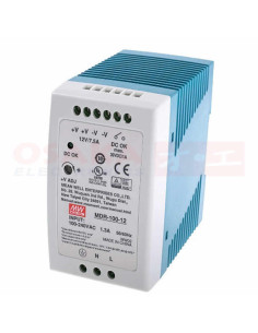 Imagen de Fuente Voltaje Riel MEANWELL 12V 7.5A - vista principal