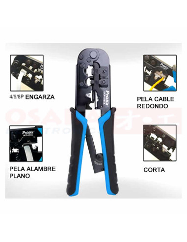 Imagen de Ponchadora Pelacable RJ-11 Rj-45 Ratcher - vista final