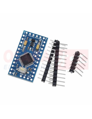Board Arduino MINI PRO CHIP Atmega328P - vista pines