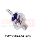 Imagen de Diodo Rectificador alta Tensión SKR71/16 95A 1600V positivo - vista principal Imagen de Diodo Rectificador alta Tensión SKR71/16 95A 1600V positivo - vista principal